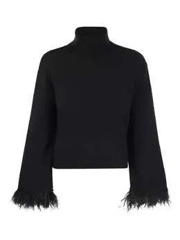 Max Mara: Чёрный свитер 
