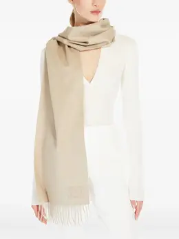 Max Mara: Бежевый шарф 