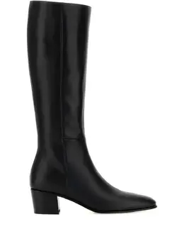 Gianvito Rossi: Чёрные ботинки 