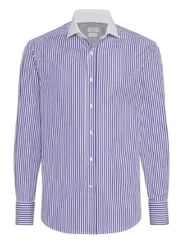 Brunello Cucinelli: Рубашка в полоску 