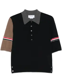 Thom Browne: Поло  RWB в полоску