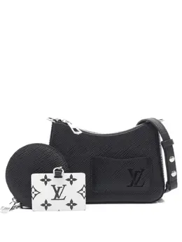 Louis Vuitton Pre-Owned: Чёрная сумка 