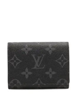 Louis Vuitton Pre-Owned: Чёрный кошелёк 