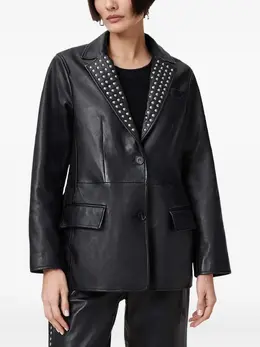 AllSaints: Кожаный жакет 