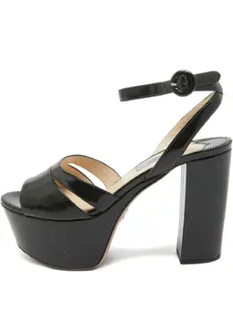 Prada Pre-Owned: Чёрные сандалии 