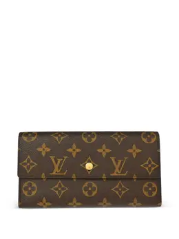 Louis Vuitton Pre-Owned: Коричневый кошелёк 
