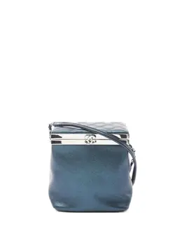 CHANEL Pre-Owned: Голубая сумка 