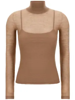 Max Mara: Бежевый свитер 