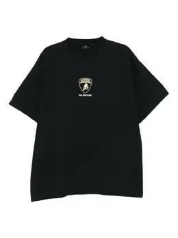 Balenciaga: Хлопковая футболка 