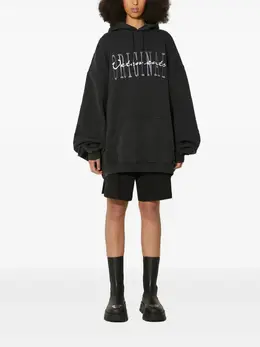 VETEMENTS: Чёрная толстовка 