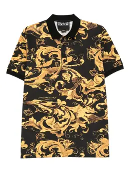 Versace Jeans Couture: Поло с принтом 