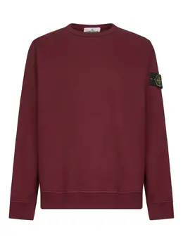 Stone Island: Бордовый свитшот 