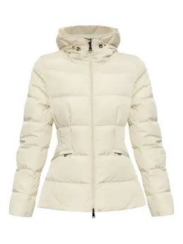 Moncler: Белая куртка 