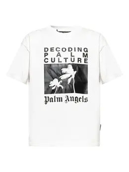 Palm Angels: Футболка с принтом 