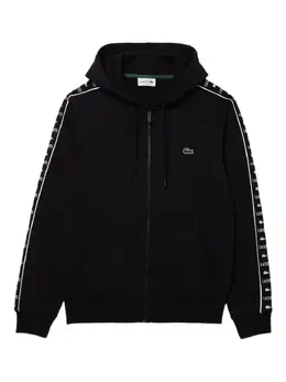 Lacoste: Чёрная толстовка 