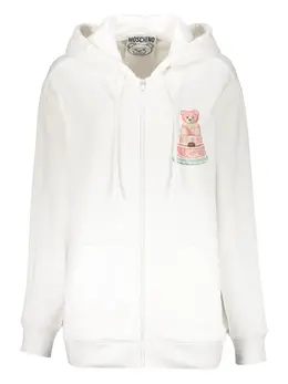 Moschino: Белая толстовка 