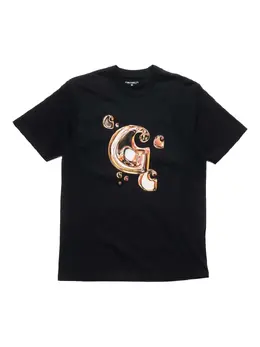 Carhartt WIP: Чёрная футболка 
