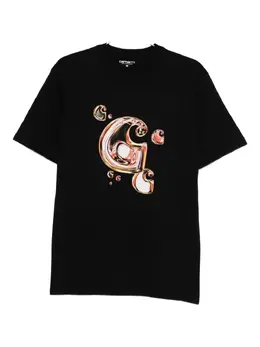Carhartt WIP: Чёрная футболка 