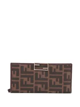 Fendi Pre-Owned: Коричневый кошелёк 