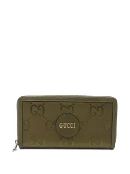 Gucci Pre-Owned: Кошелёк цвета хаки 