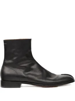 MM6 Maison Margiela: Чёрные ботинки 