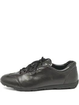 Prada Pre-Owned: Чёрные кроссовки 