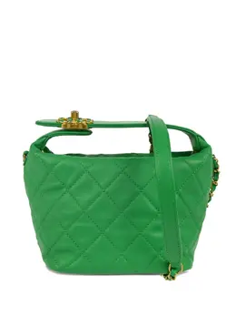 CHANEL Pre-Owned: Зелёная сумка 