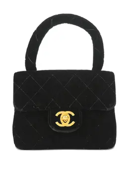 CHANEL Pre-Owned: Чёрная сумка 