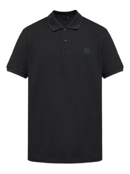 Moncler: Чёрное поло 