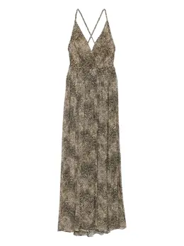 Elie Saab: Платье с принтом 