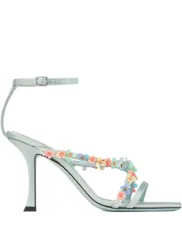 Jimmy Choo: Светлые сандалии 