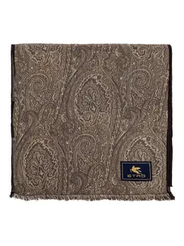 ETRO: Коричневый шарф 