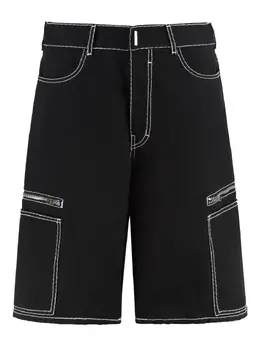 Givenchy: Чёрные шорты 