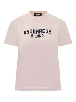 DSQUARED2: Розовая футболка 