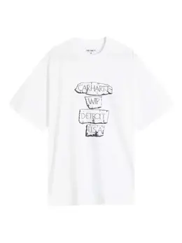 Carhartt WIP: Белая футболка 