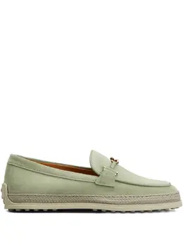 Tod's: Светлые лоферы 