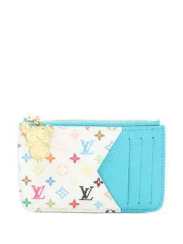 Louis Vuitton Pre-Owned: Голубой картхолдер 