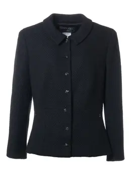 CHANEL Pre-Owned: Чёрная куртка 