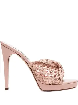 Casadei: Светлые сандалии 
