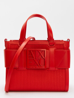 Armani Exchange: Красная спортивная сумка 