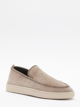Officine Creative: Коричневые туфли 