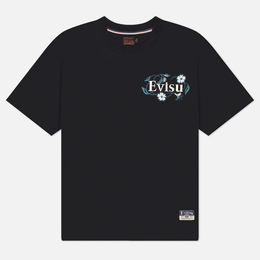 Evisu: Футболка с растительным принтом 