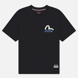 Evisu: Футболка с растительным принтом 