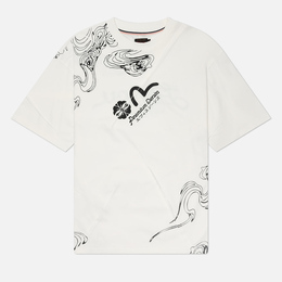 Evisu: Белая футболка 
