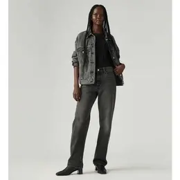 Levi's: Чёрные джинсы 