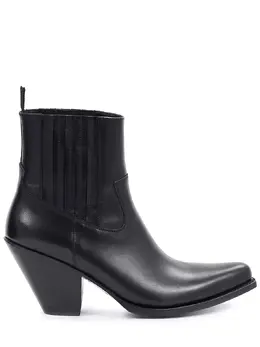 CELINE: Чёрные ботинки 