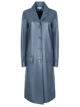 CELINE: Кожаный плащ 