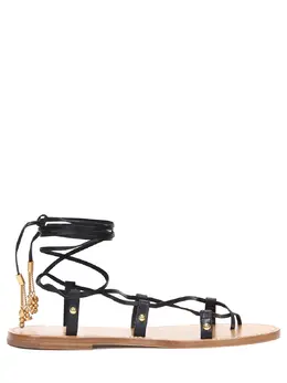 CELINE: Чёрные сандалии 