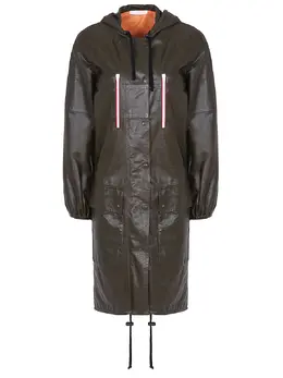 CELINE: Кожаный пуховик 