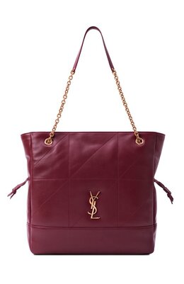 Saint Laurent: Бордовая сумка  Jamie